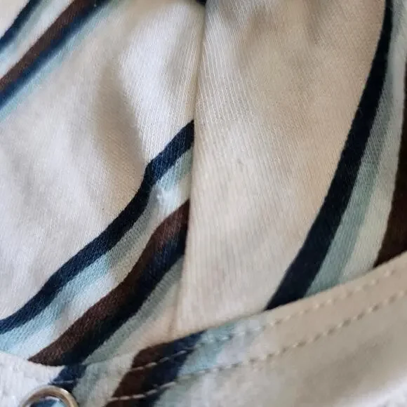 Kate Quinn NWT 12-18m 70 Stripe LS Ballerina Bodysuit  Organic Cotton - Picture 3 of 6